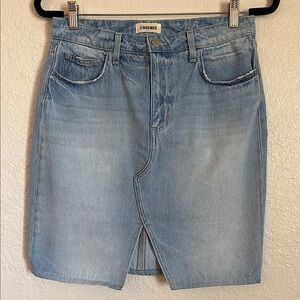 L’AGENCE Tylee Mini Denim Skirt